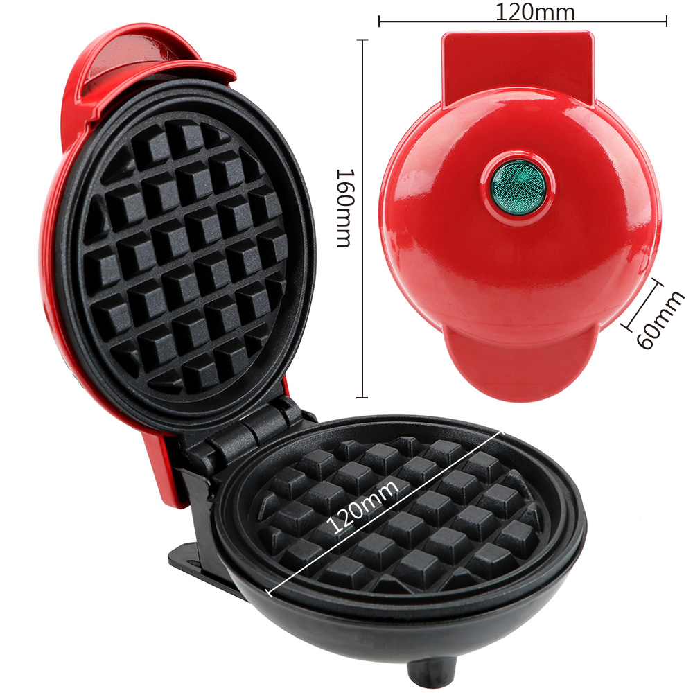 Gauche à gaufre électrique Petit-petit-déjeuner Waffle Machine portable Eggette Machine Eu Plug