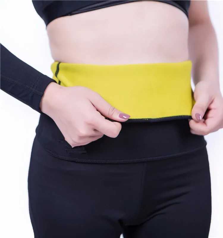 Slimming Belt Adult Shaper braceHot Waist Band Gym Fitness Sports Exercise Waist Support Pressure Protector Body Building Belt Slim Item Sweat 240409