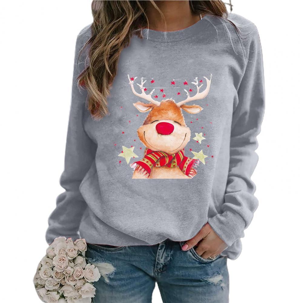 Cartoni animati WeihNachten Frauen Pullover inverno Langarm Frauen Pullover Homesuit Frau Pullover Modalità Pullover Pullover Pull Femme Jumper