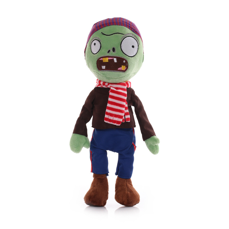 1 stcs 30 cm planten versus zombies pluche speelgoed pvz zombies gigantische hoeden piraat zombies plush zacht gevuld speelgoed voor kinderen kinderen cadeau