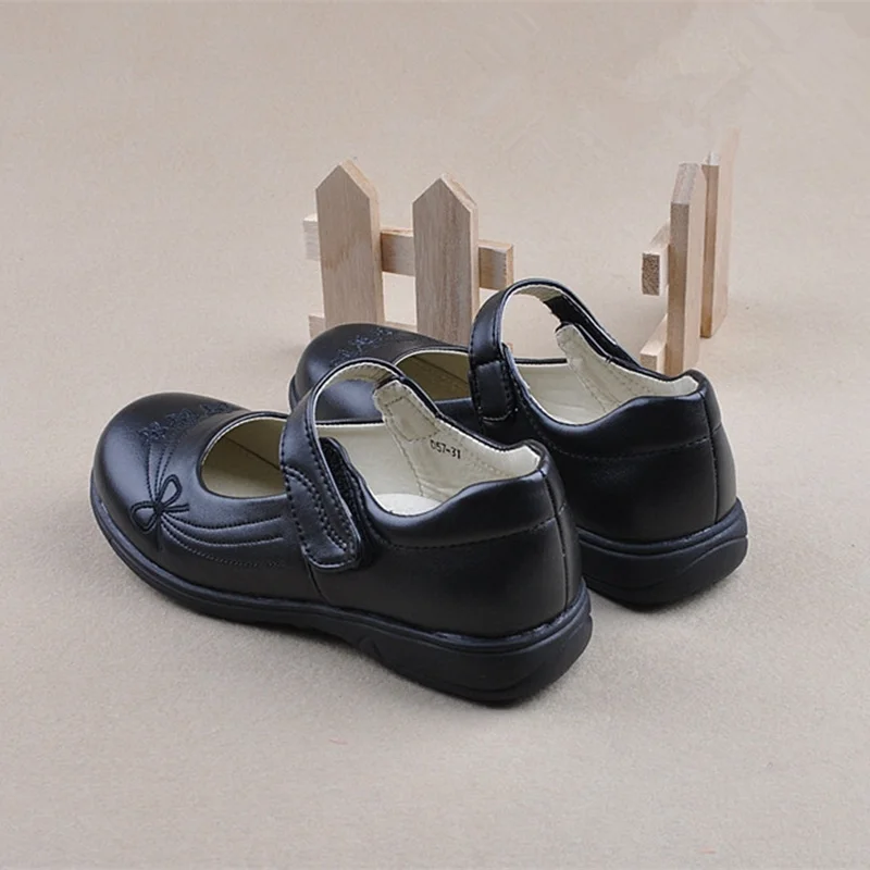 Zapatillas para niños zapatos para estudiantes para niños zapatos de cuero negro zapatos de moda de princesa zapatos princesas para niños