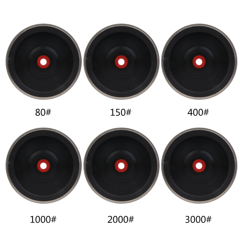 150 ملم 6 '' طحن الماس رفرف عجلة 80/150/400/1000/2000/3000