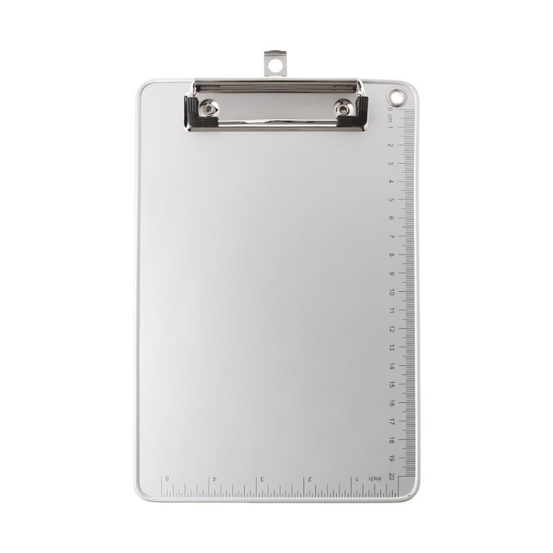 C5AE Portable A4/A5 Aluminum Alloy Writing Clip Board Antislip File Hardboard Paper Holder for Office School Stationery Supplies