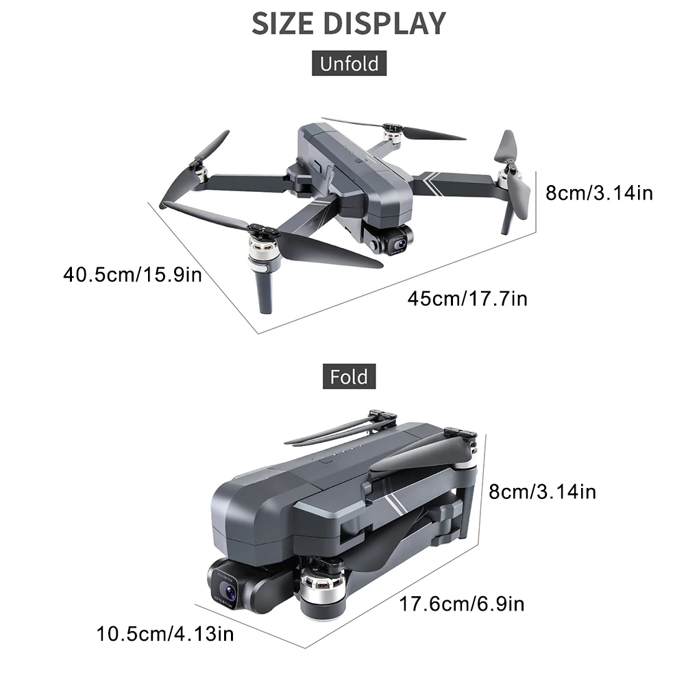 Drohnen Nowy F11s Pro Drone 4K Profesjonalne Kamera 3km WiFi GPS Eis 2osi Antishake Gimbal FPV Bezszczotkowy Zdalnie Sterowany Quadcopte