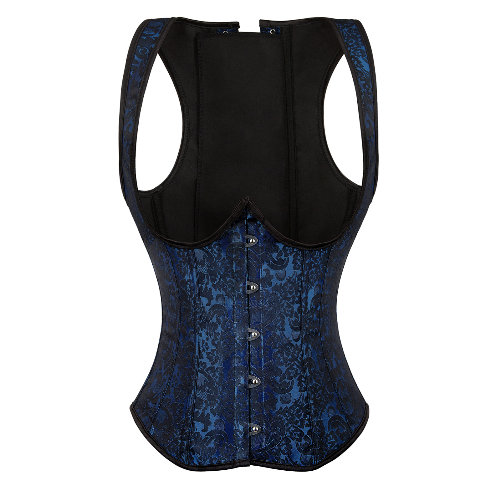 Corsetto da donna con cinghie con corsetti sottobusto giubbotto più dimensioni jacquard corselet top top guscio goloso corsetto