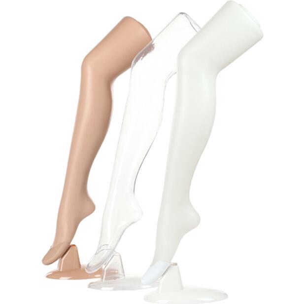 Female Leggings Display Props, Transparent Trousers Cloth,Body Mannequin, Foot Mold, Netherstock Tights, D346, 3Style, 75cm, 