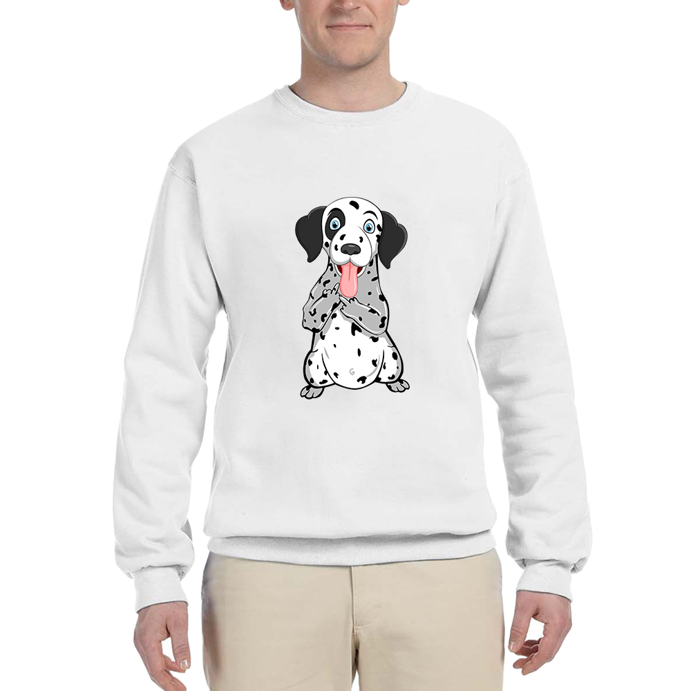 HX Border Collie Sweatshirt rolig djurhundens långfingret tryckta tröjor toppar streetwear män kvinnor avslappnade skjortor s-7xl