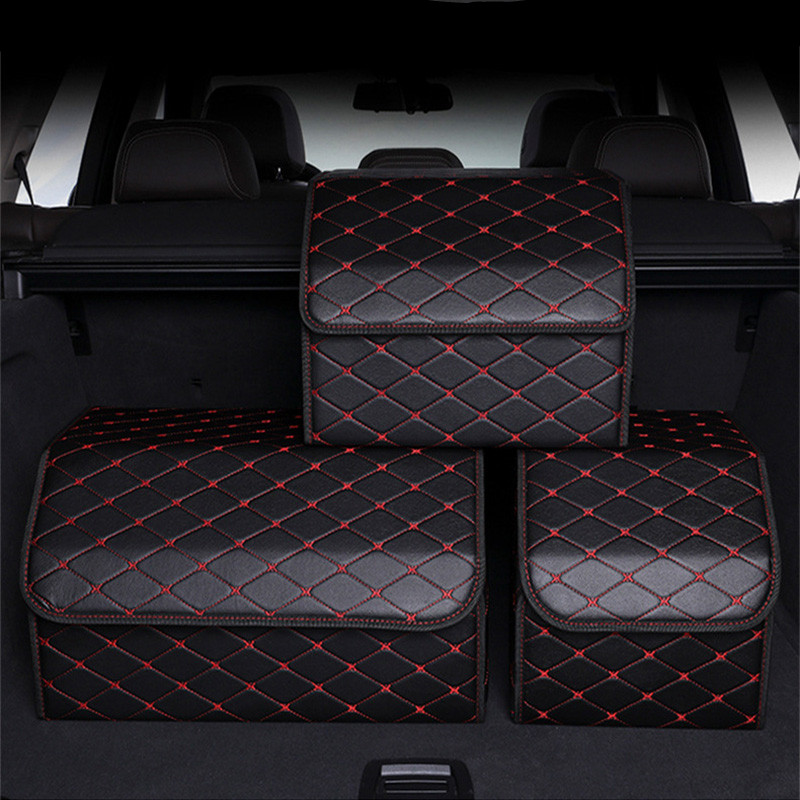 Multipurpose Collabsible Car Trunk Storage Organizer mit Deckel Tragbarer Autoteilbeutel