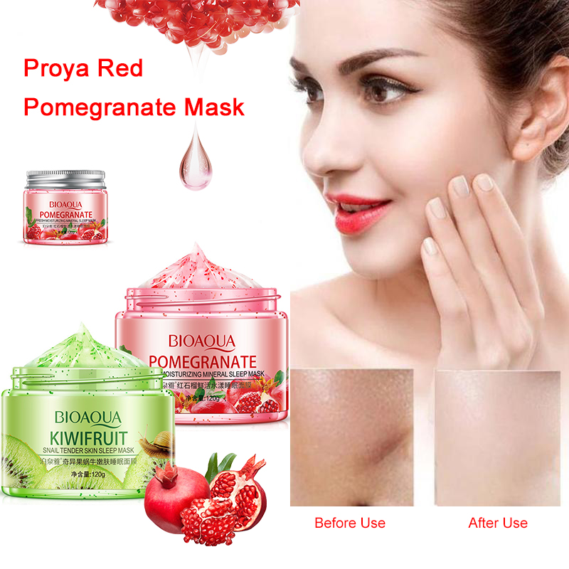 Bioaqua Fruit Sleep Face Mask Skincare Anti Wrinkle Acne Hydrating Facial Masks Beauty Korean Skin Care Products