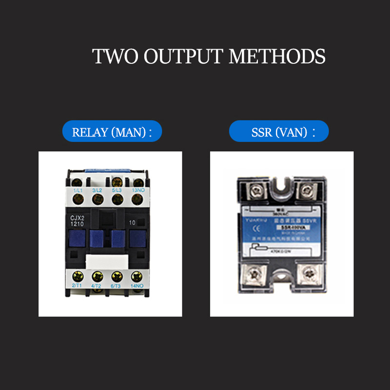 PID RKC Digital Intelligent Industrial Temperature Contrôleur 220V Relay RELAY REX-C100-C400-C700-C900 Sortie de relais SSR Thermostat