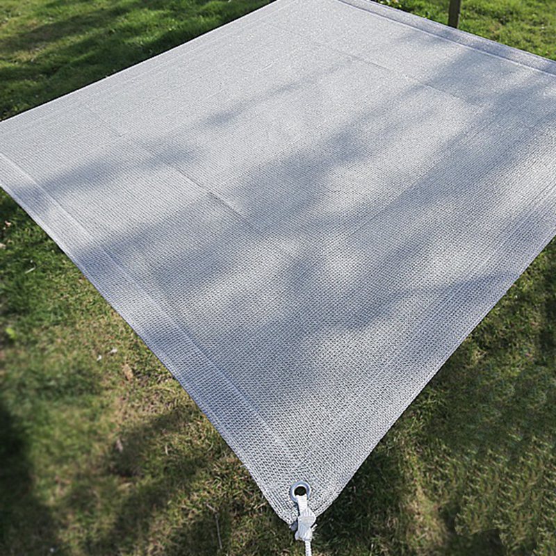 Hi-kvalitet 95% skugga utomhus Gazebos UV-block HDPE GRÅ SUNSHADE NET HOME Trädgård Staket Balkong Skärm Terrass Privitetsnät