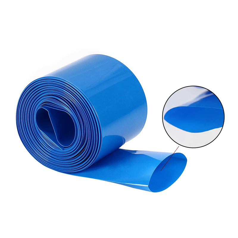 1 m/rolbreedte 30-250 mm Blauw 18650 Li-Battery PVC Warmte Krimp Tube Pack Geïsoleerde film Wrap Lithium Case Cable Sleeve