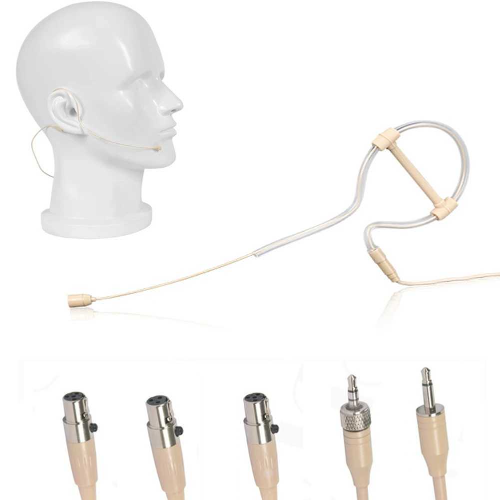 Микрофоны Beige Single Warse Hearset Mic Mic Headporn Microphone.