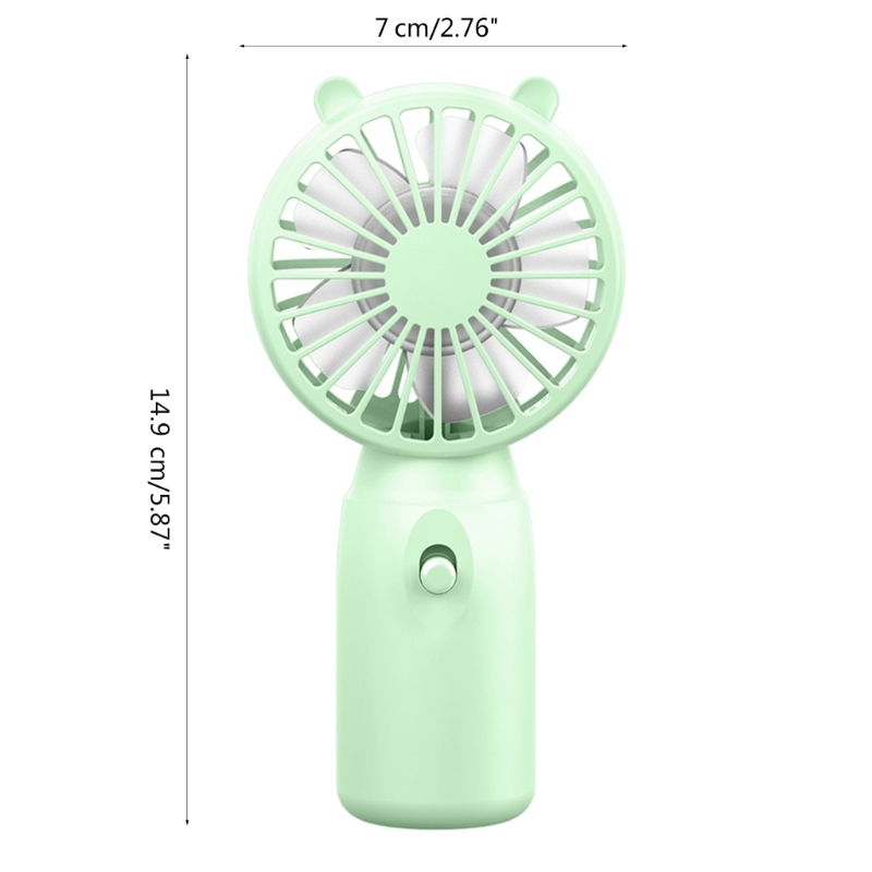 OFBK Small Fan Handheld Mini Fan Summer Summer Fan portátil AA Battery Operated Pocket Fan baterias não incluídas