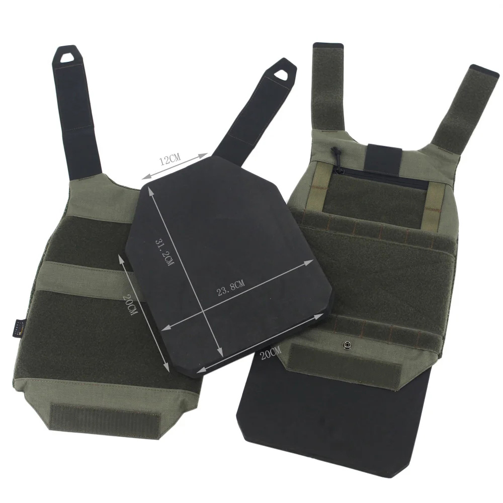 Vulpo FCSK 2.0 Tactical Vest Lightweight Military Airsoft Combat Vest CS Game Quick Release Elastic Cummerbund Vest