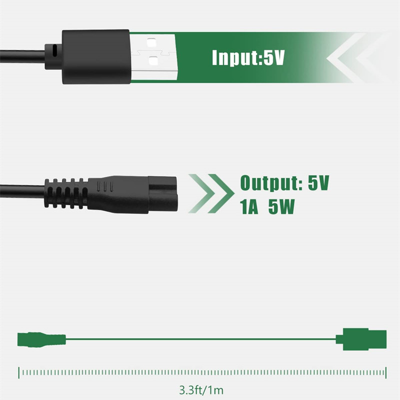 كابل شحن Pet Clipper USB لـ C6/C7 Baorun P2/P3 Lili ZP295