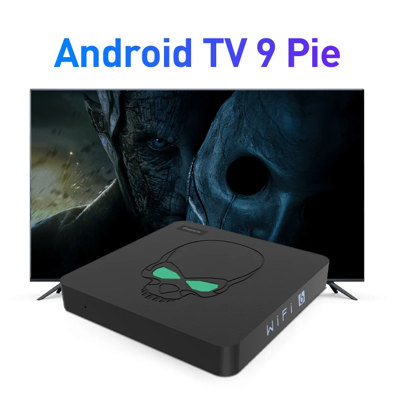 Box Beelink 4GB 64 GB Smart TV Box Android TV Console GT King Buildin 110000 Games 4K HD Wyświetlacz w telewizji 2.4G+5G Dual WiFi