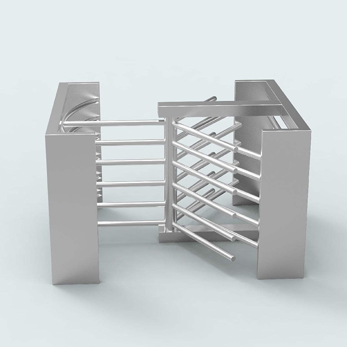 Automatisk säkerhet i full höjd vändstilbarriär med dubbel passage Hög säkerhet Automatisk 304SS Full TurnStile Gate för fotgängare