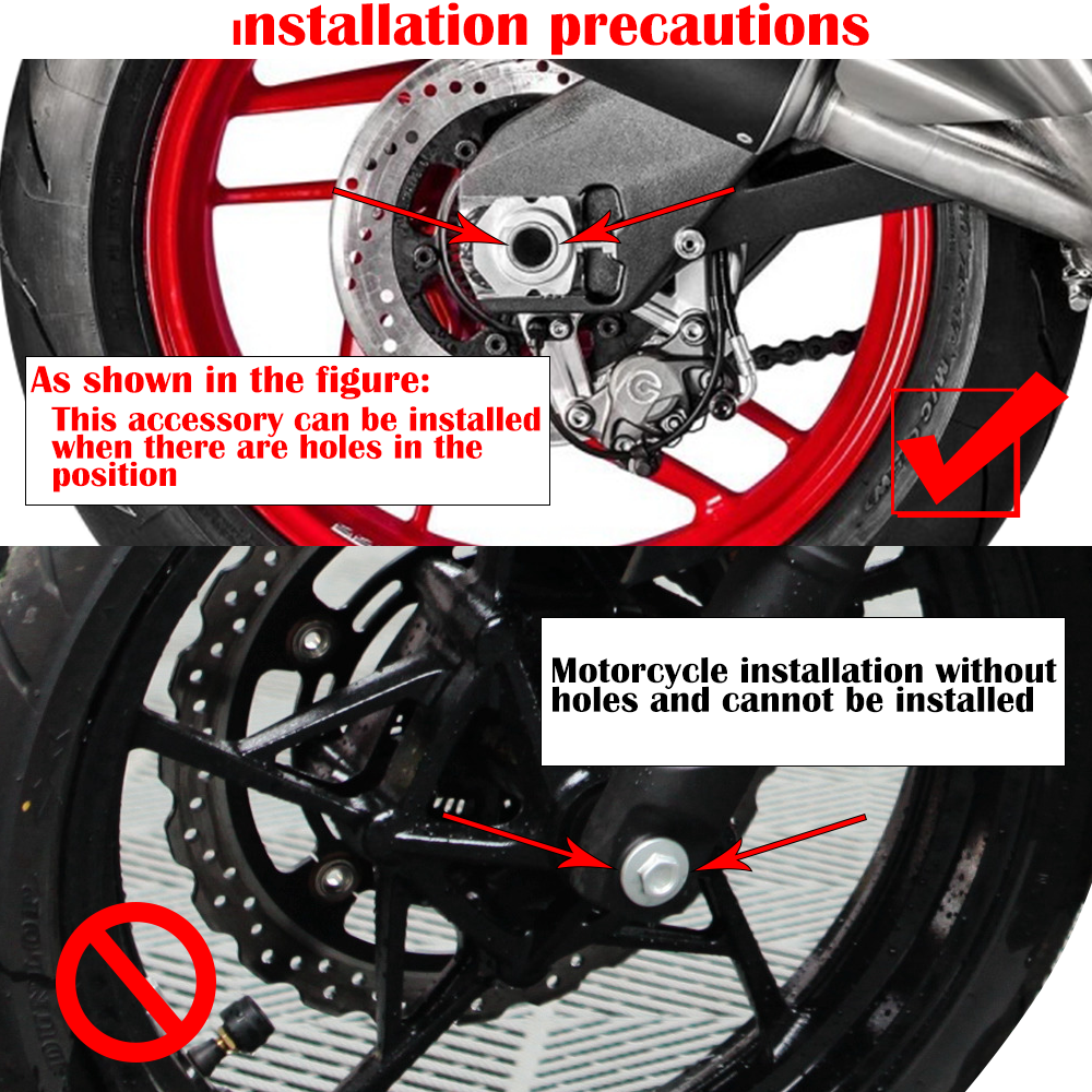 Dla Aprilia RSV4 RSV4-R RSV4-RR RSV4-RF 2009-2018 Motocykl przednie tylne koło widelca widelca rozdzielcza padu Ochracją RSV4