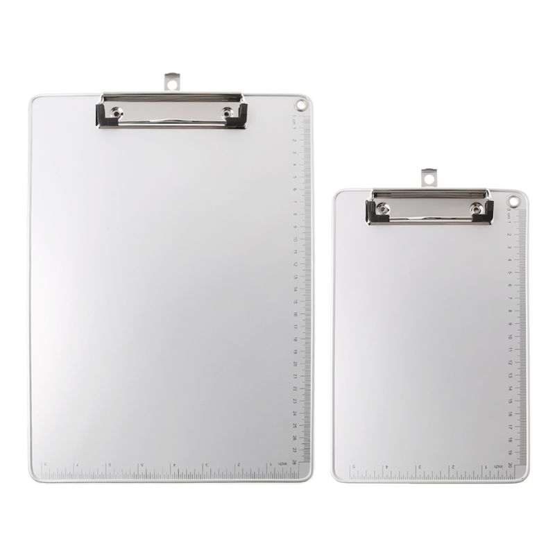 C5AE Portable A4/A5 Aluminum Alloy Writing Clip Board Antislip File Hardboard Paper Holder for Office School Stationery Supplies