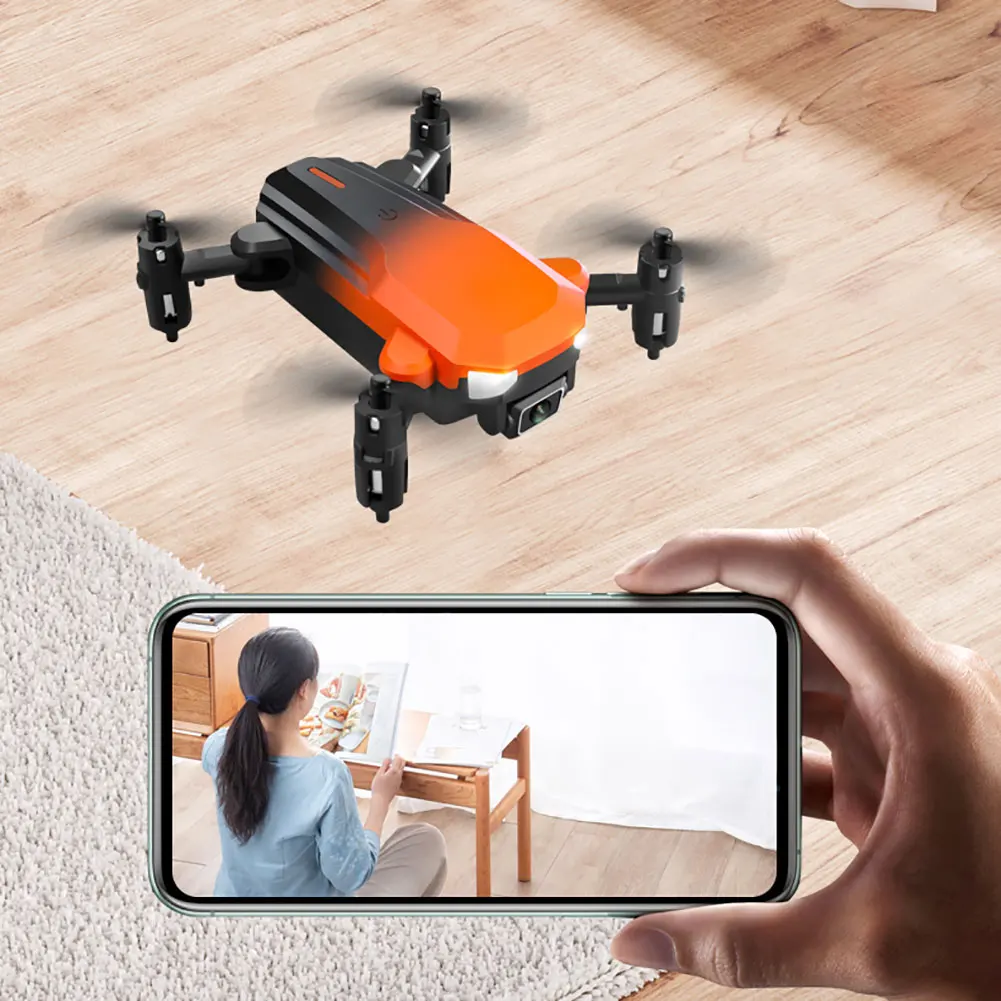 Drones KK9 Mini RC Renkli Drone 4K HD Çift Kamera Bir Anahtar Dönüş FPV Profesyonel Optik Kaçınma Dron Katlanabilir Quadcopter Oyuncak