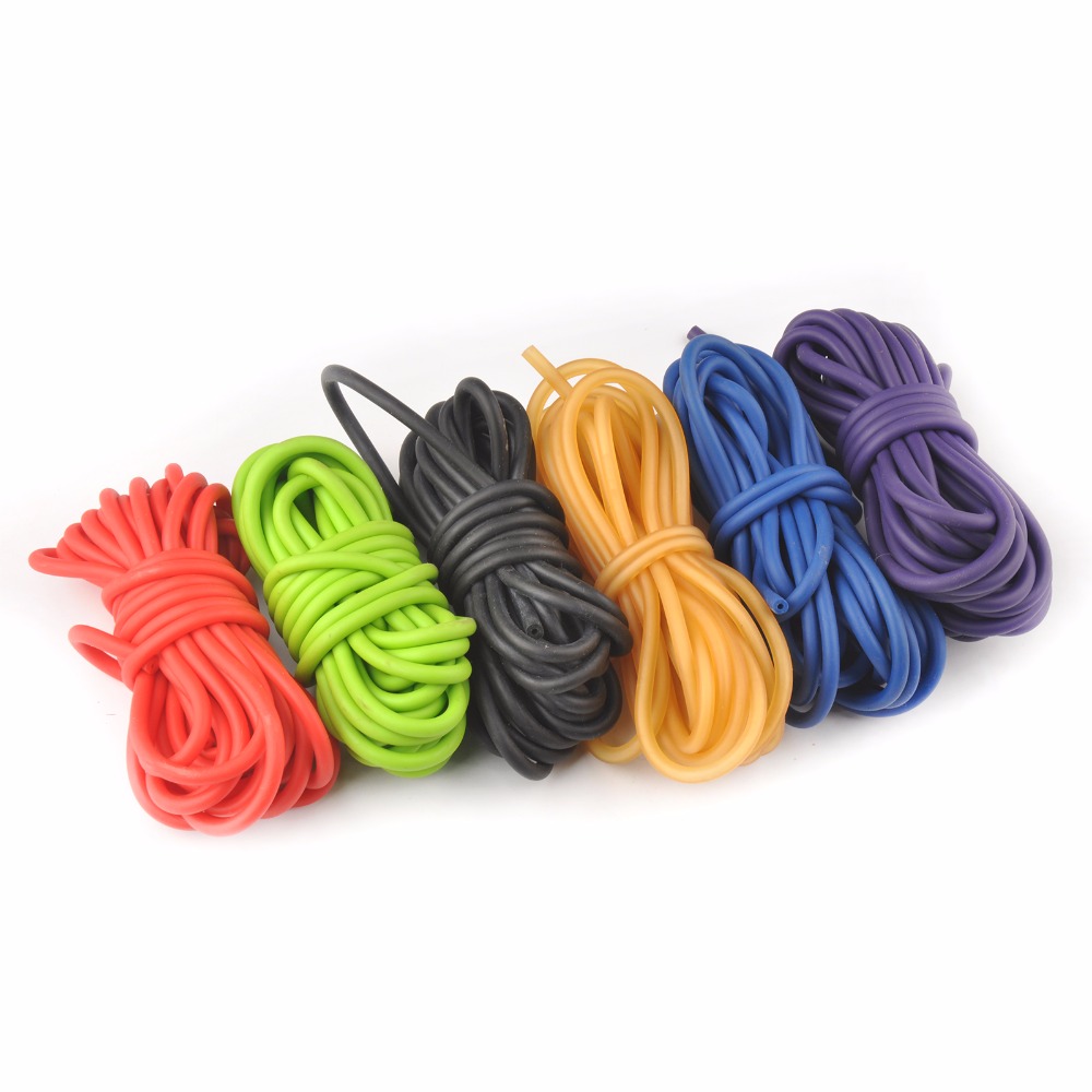 5mm*5/10m Outdoor Natural Latex Rubber Tube Stretch Elastic Slingshot Replacement Band Catapults Sling Rubber