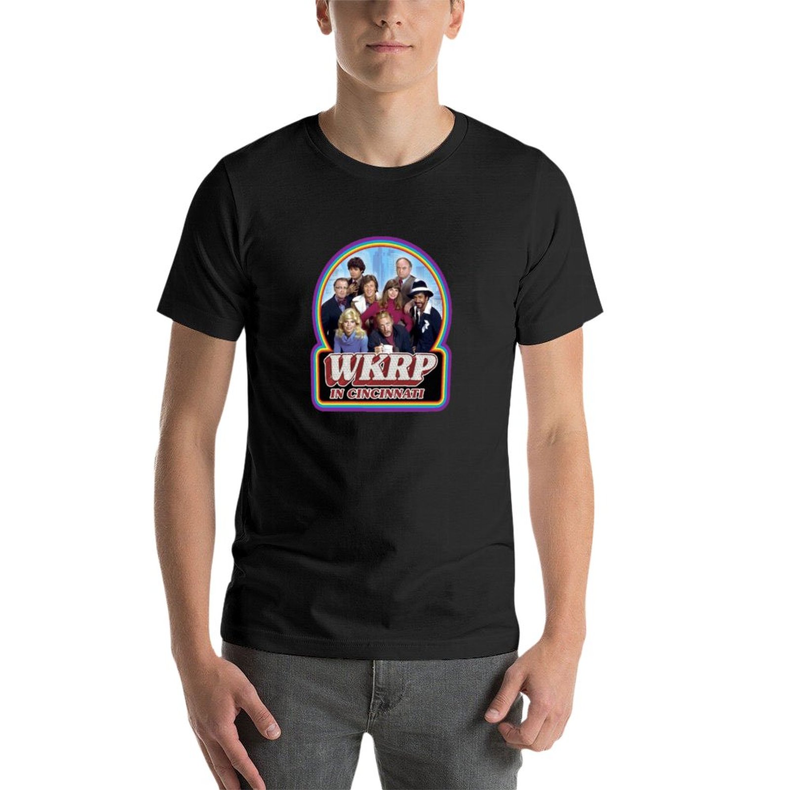 WKRP à Cincinnati T-shirt Tops d'été surdimensionnés Kawaii Clothes Men T-shirts