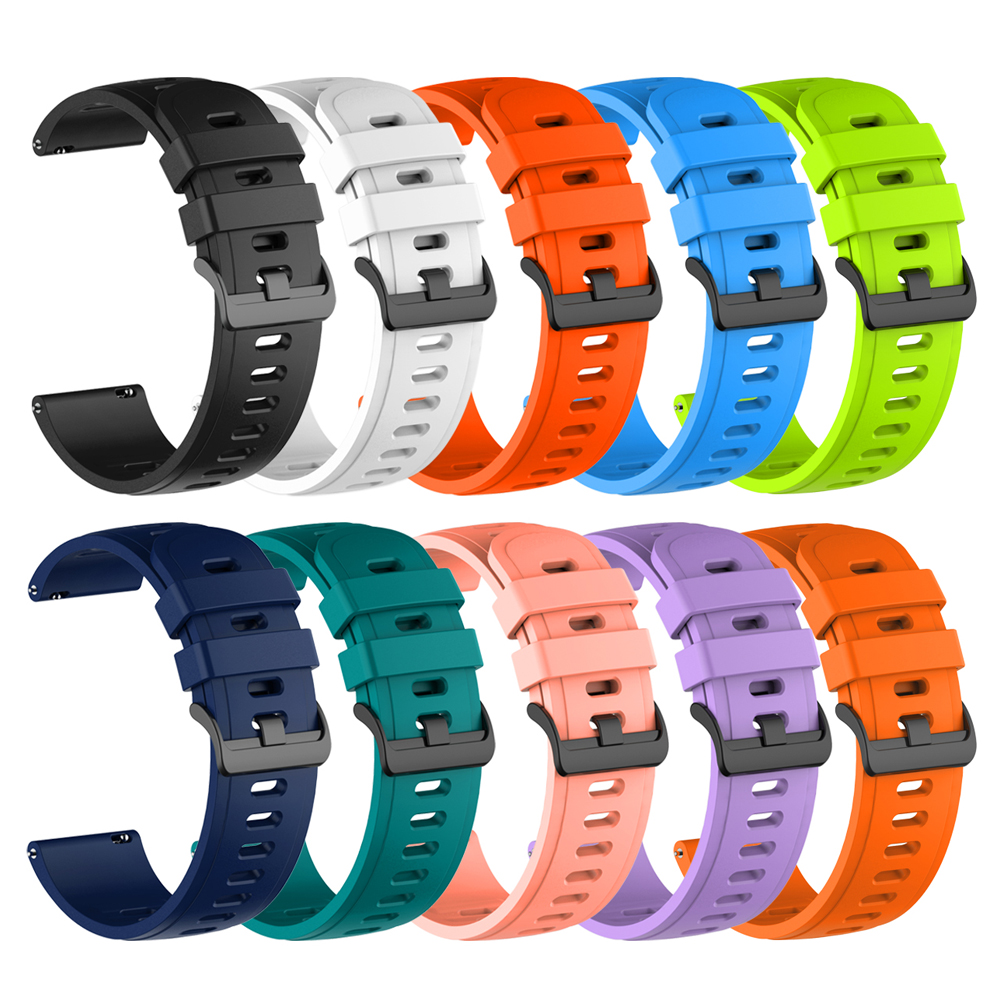 Wrist Strap 22mm Sports Silicone bands for Xiaomi Huami Amazfit PACE Stratos 3 2/2S GTR 47mm Smart Watch Replacement Smart band