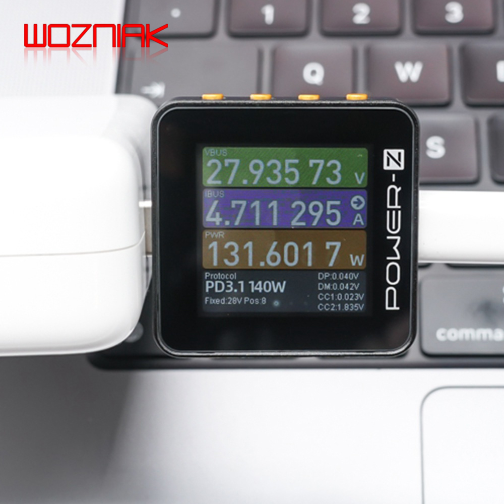 Wozniak ChargerLab Power-Z KM002C KM003C Lite KM003C USB PD3.1 Protokolü 48V Aralık Çift-C Test Cihazı Test Aracı