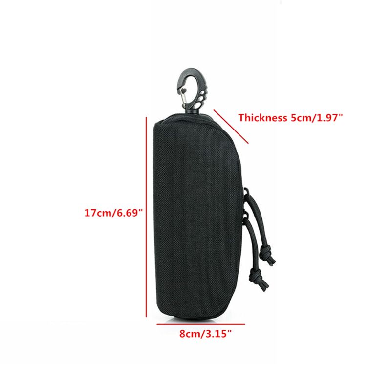 Mini Taille Wallet Sonnenbrille für Case Military Pack kleiner Kartenbeutel Rechteckgläser Telefonpack Militär Rucksack