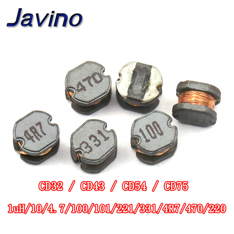 CD32 / 43 54 CD75 SMD Patch Power Inductor 10UH / 4.7 / 100/101/221/331 470 220 Inductance d'enroulement