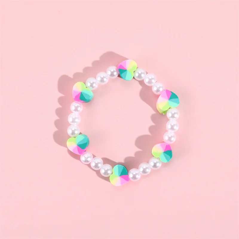 Anhänger Halsketten lieben weiche Ton Halskette Armband Childrens Prinzessin Schmuck Set Personalisierte Verpackung Girl Schmuck Schmuck Womensq