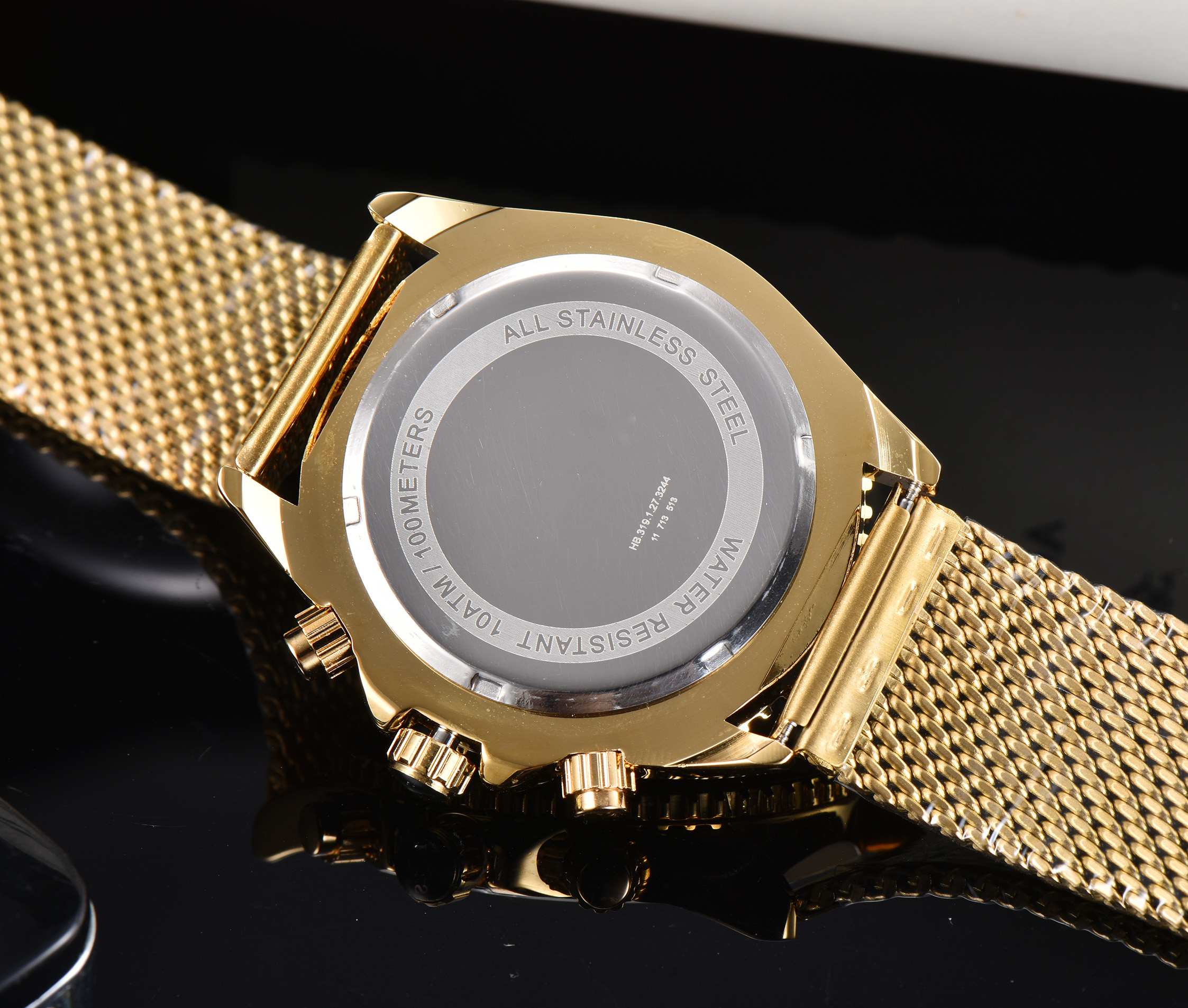 2024 Fashion Luxury Brand Watch Men's Quartz Watch ، 3-pin Quartz Watch Watch عرض حزام جلدي