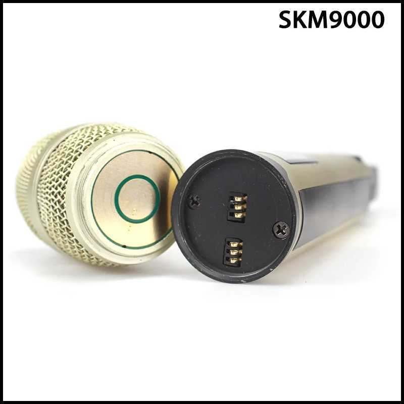 Microfones SKM9000 Microfone sem fio Mic UHF SKM 9000 2 SISTEMA PROFISSIONAL DO CANAL SKM9100 EM2050 PARA DESEMPENHO DE ETAPAÇÃO 240408