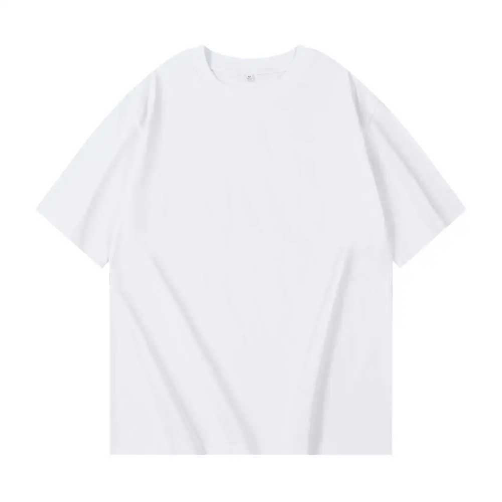 Camisetas masculinas de 320gsm de alta qualidade de alta qualidade camiseta pesada para homens Tee de manga curta Tenda de cor de cor de cor de cor de cor de algodão Largel2404