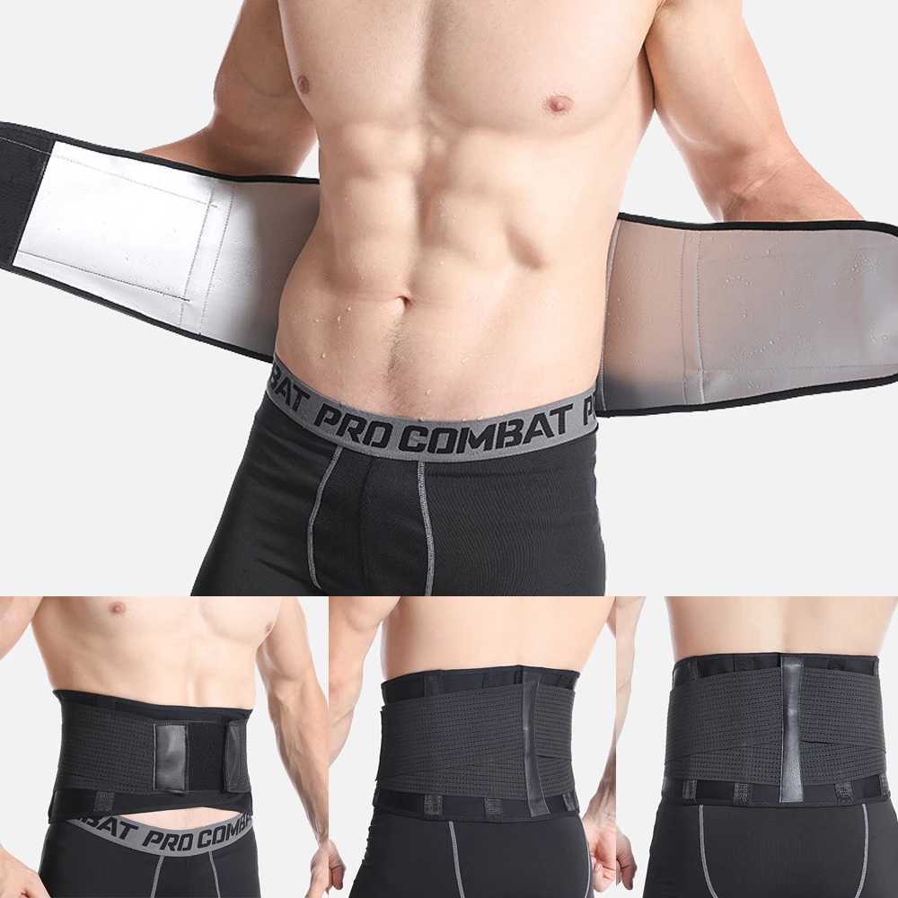 Slimming Belt Sports Waist Belt Support Body Shaper Waist Trainer Loss Fitness Sweat Belt Slimming Strap Waist Trimmer Sports Protective Gear 240409