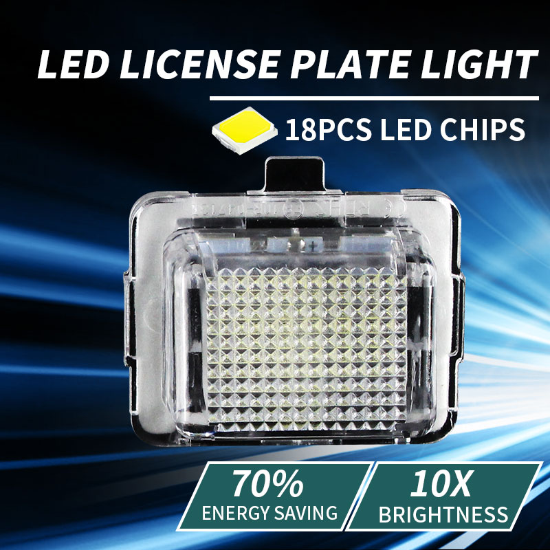 LED Canbus Car Nict Plate Plate Light Plate Plate Lampe für Mercedes Benz C S E Cl Klasse W204 W221 W212 W216 C207 C216