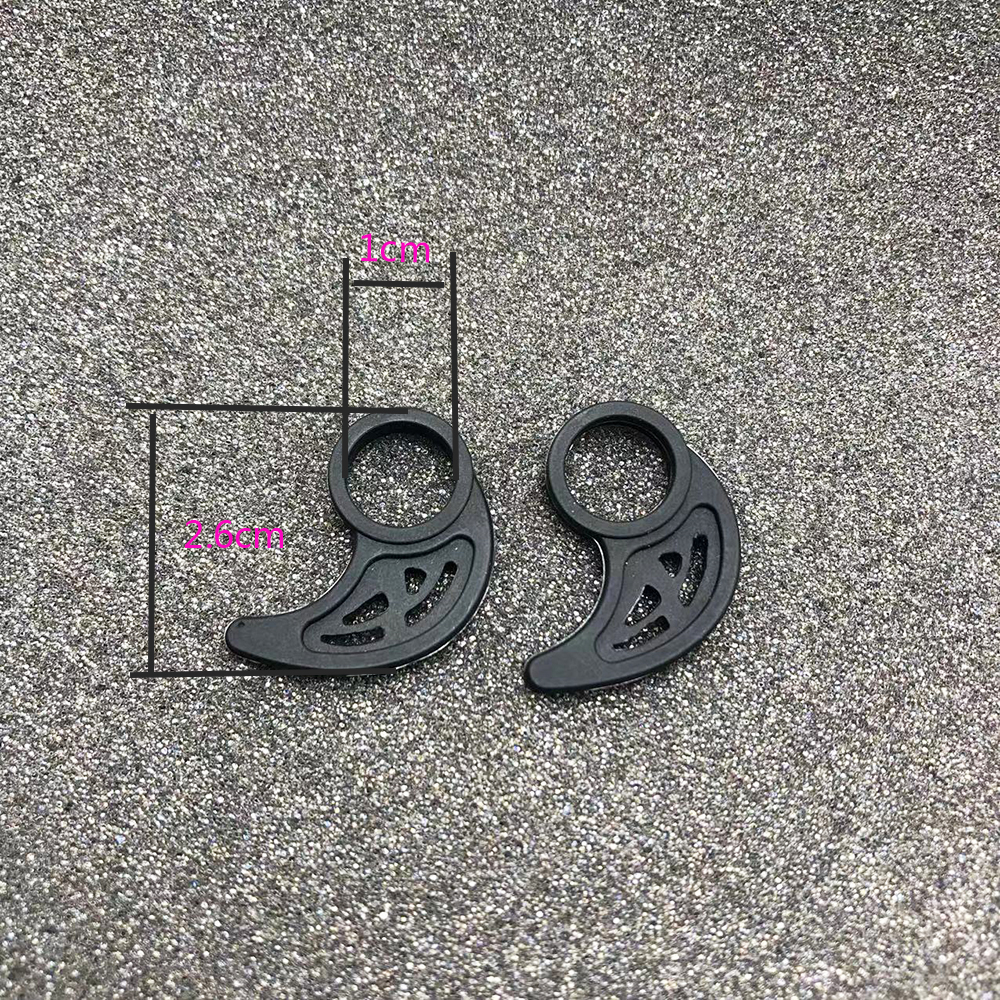Universal Silicone Earphone Clip Hook Earhook hörlurar öronkrokhängare för silikonfästet Horn sportar öronkrokar