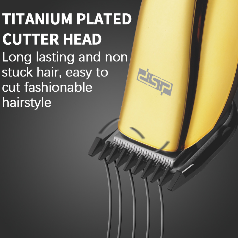 Aparador de barba de cabelo recarregável para homens de cabelo elétrico Clipper Profissional Máquina de corte de cabelo de borda Máquina de preparação para homens de preparação