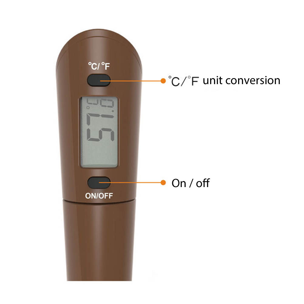 Termometro spatola digitale Cottura Candy Temperature Reader Stirrer in un termometro elettronico in silicone che mescola alimenti