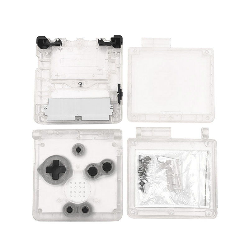 Vervangende transparante Clear Housing Shells Cases Repair onderdelenkit voor Gameboy Advance SP GBA SP Console