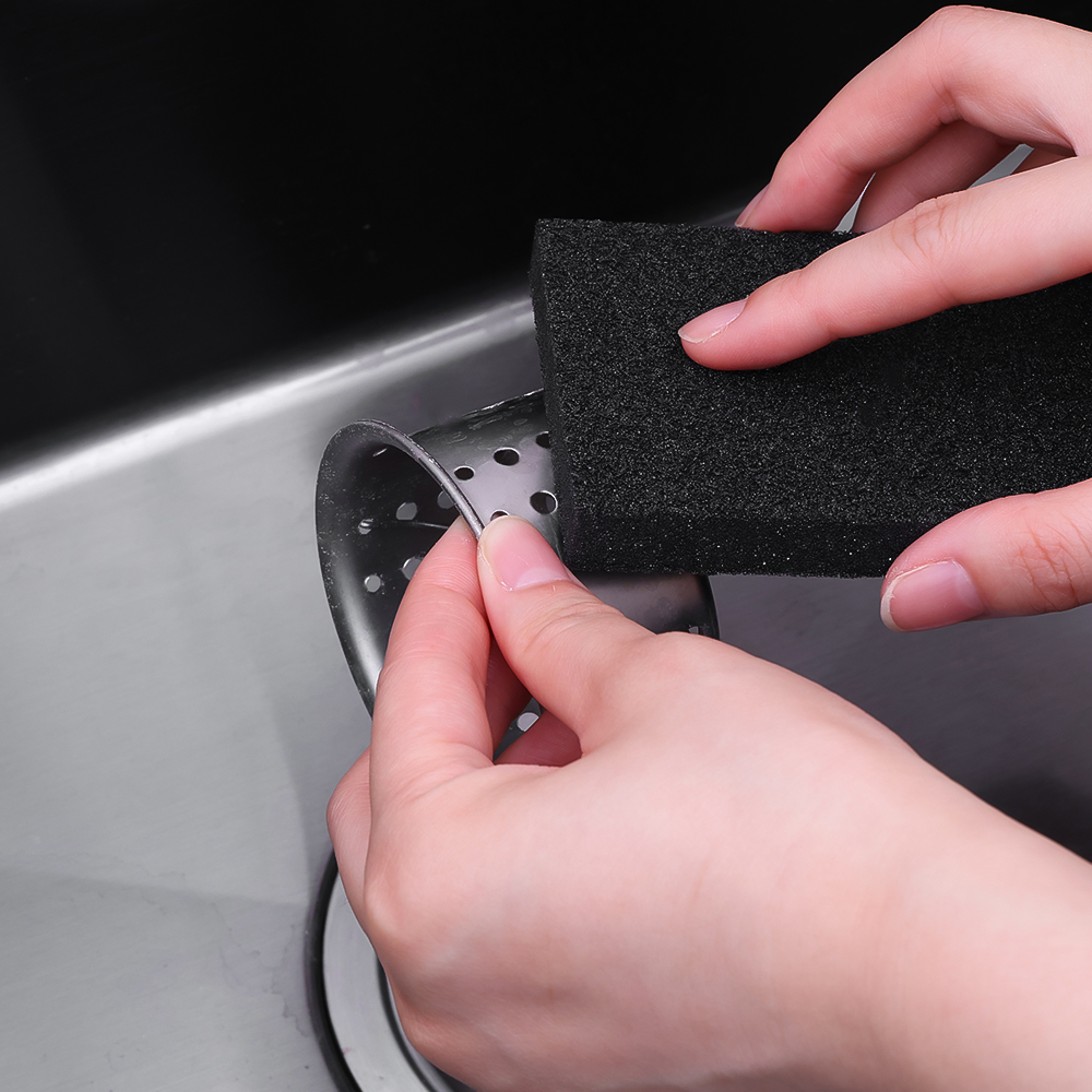 1-5 st/parti rost Remover Brush Emery Rug Handle Cleaner Dish Scrubber Brush Dish Pot Washing Sponge Torka Kök Rengöringsverktyg