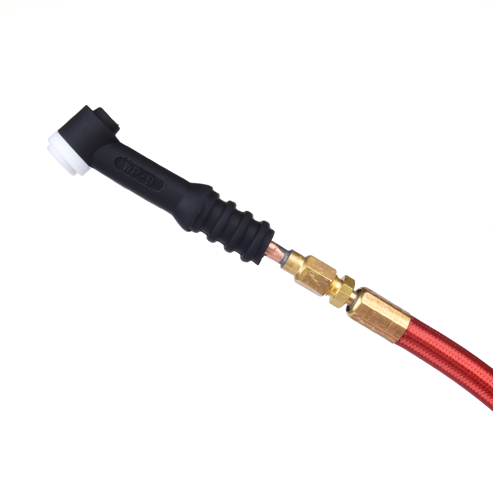 4M/13ft 7,8 m/25.6ft WP9F 9FV TIG LASS TORCH SOFT SLAND KABEL DRADEN M12*1 MM GAS CONNECTOR DKJ 10-25 35-50 POWER CONNECTOR