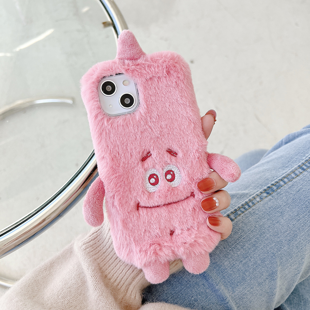 Case de fourrure moelleuse en peluche pour LG K42 K52 K62 K22 K41S K51S K61 K71 Stylo 6 K40S K50S Velvet G9 Coque Shell Coque Fundas pour Girl Boy