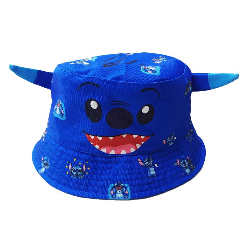 New Children's Men And Women Cartoon Fisherman Hat Three-Dimensional Ear Hat Large Child Basin Hat