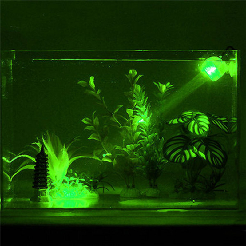 Mini LED Aquarium Lighting with Sucker Aquatic Plant Light Warm Spotlight Waterproof Lamp Diving Light For Fish Tank Accessoires