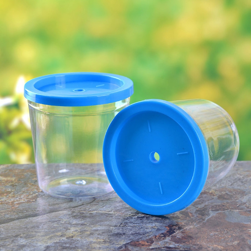 Mini Aquarium Fish Cups Bowls för små fiskar och sköldpaddor Clear Aquariums för barn Perfekt födelsedagspresentidéer