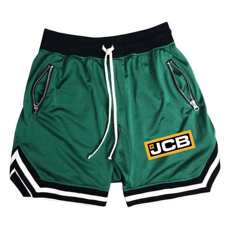 Men's Shorts Midnight Star Excavator Jcb prints fashionable 2024 rookie summer loose comfortable and breathable clown shorts. J240409