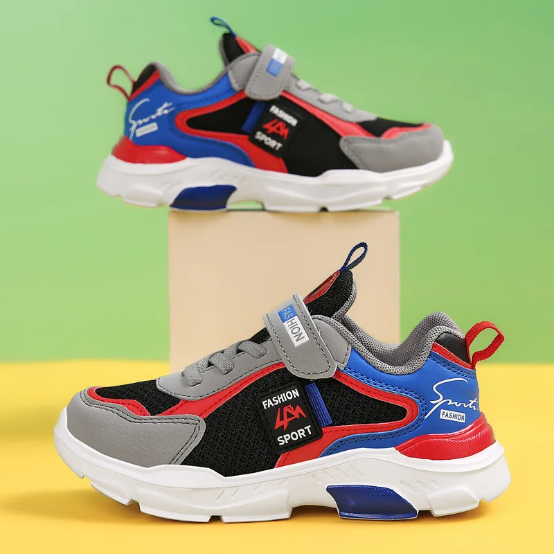 Sneakers Chaussages Chaussages Boys Sneakers Sport Chaussures Enfant Rubber Lociers Trainers Casual Kids Sneakers 2021 Brand Spring Summer Sneakers