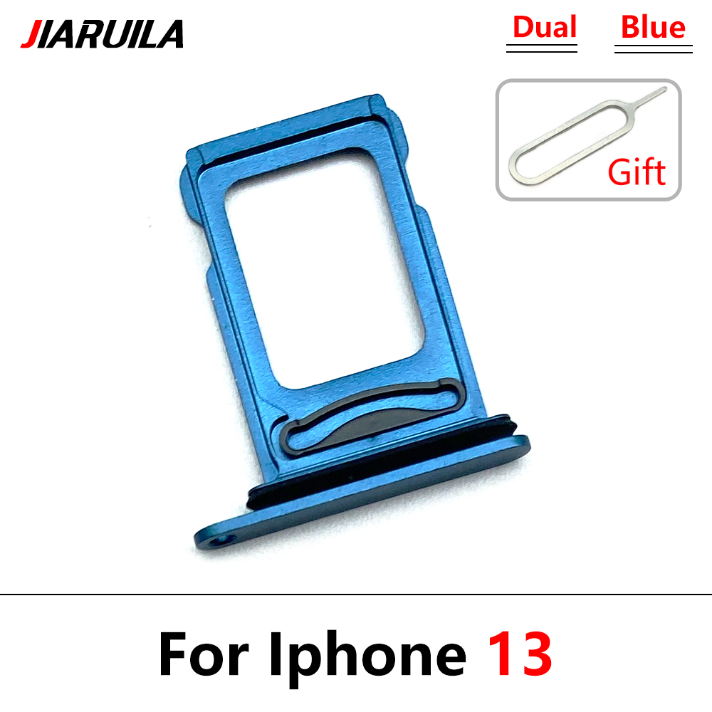 2st / Original Dual SIM Card Reader Mental Material för iPhone 13/13 Mini Sim Card Tray slot Holder Ersättningsdelar